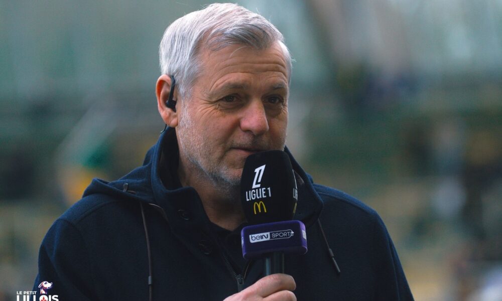 Bruno Genesio, entraîneur du LOSC, au micro des équipes de beIN Sports.