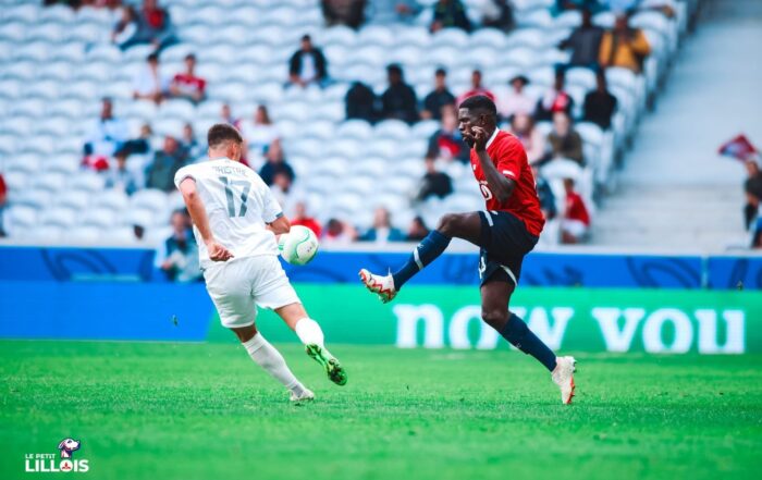 Samuel Umtiti, ancien joueur du LOSC aujourd'hui consultant sur RMC.
