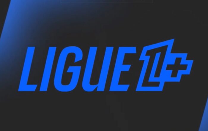 Le logo de Ligue 1+, nouvelle plateforme qui diffuse le championnat de France.