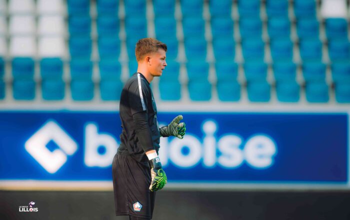 Lisandru Olmeta, jeune gardien du LOSC.