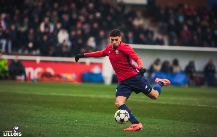 Younes Lachaab en Youth League avec le LOSC.