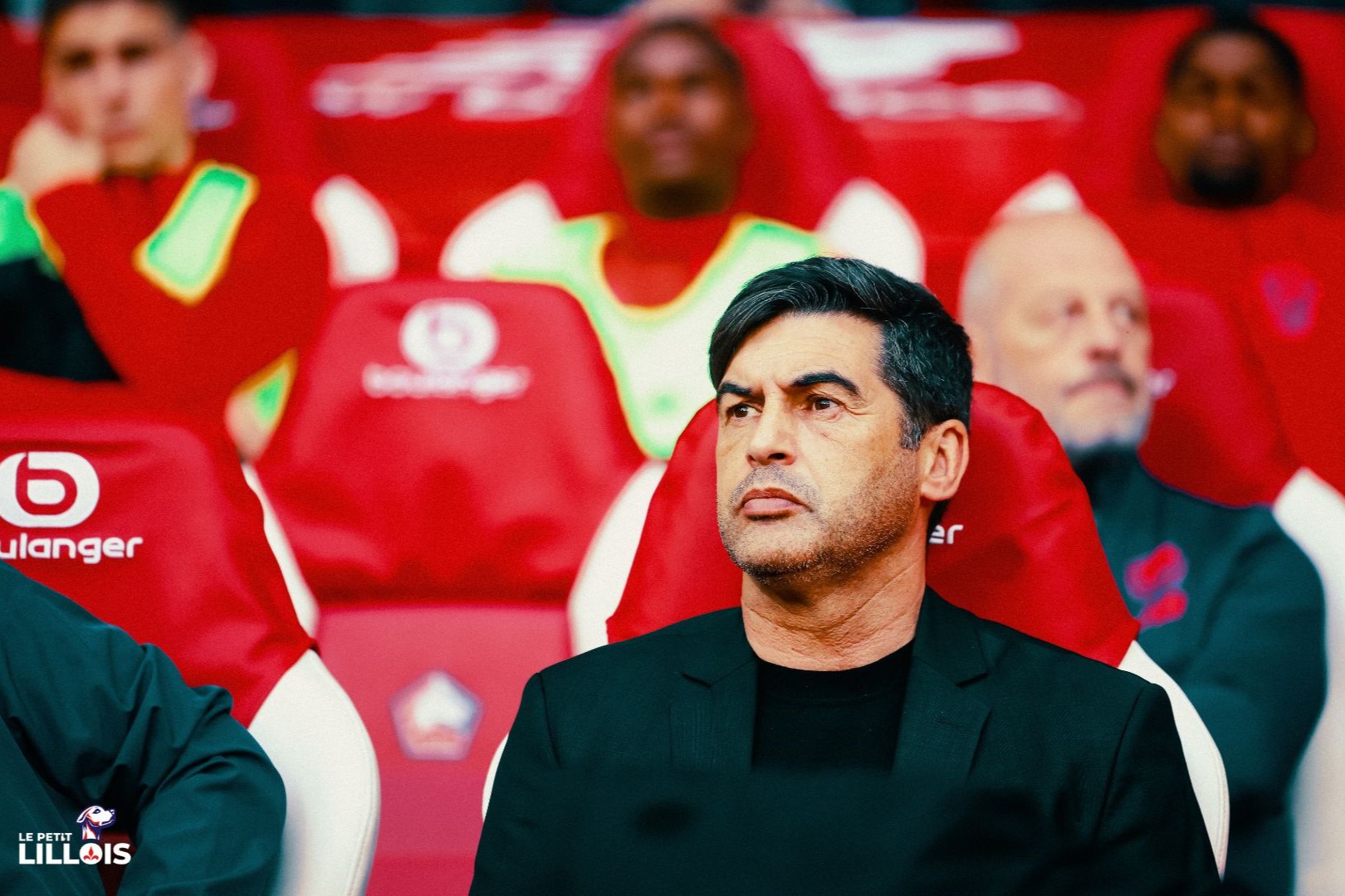 Paulo Fonseca sur le banc du LOSC,