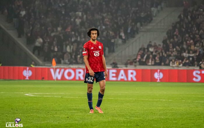 Ayyoub Bouaddi d&eacute;sempar&eacute; au milieu de terrain pendant LOSC - PAOK.