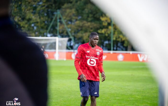 Soriba Diaoune, titularisé par Stéphane Pichot pour LOSC - US Pays du Valois en National 3.