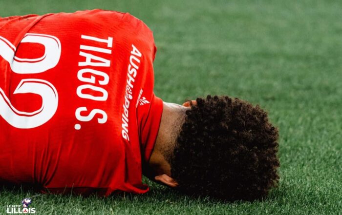 Tiago Santos &agrave; terre pendant LOSC - OL.