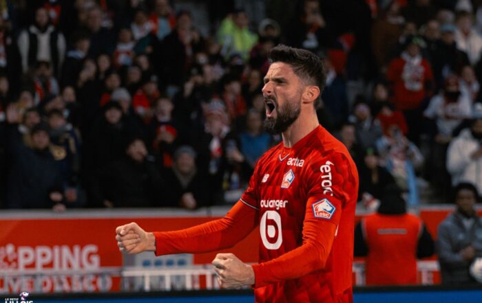 Olivier Giroud buteur avec le LOSC.