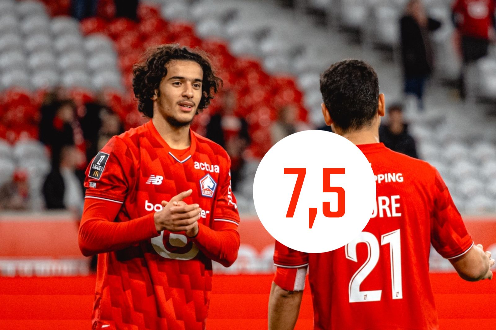 LOSC – Angers SCO : Les notes des Dogues, un Ayyoub Bouaddi taille patron