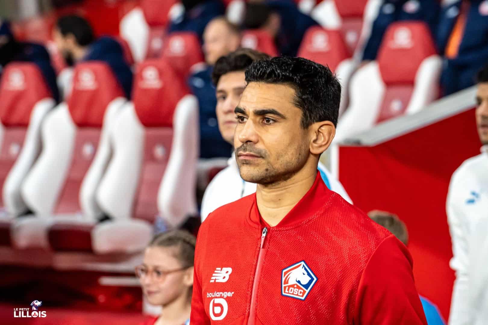 Benjamin Andr&eacute;, capitaine du LOSC, fait son entr&eacute;e en jeu.