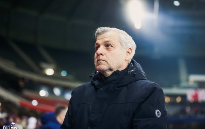 Bruno Genesio sur le banc du LOSC.