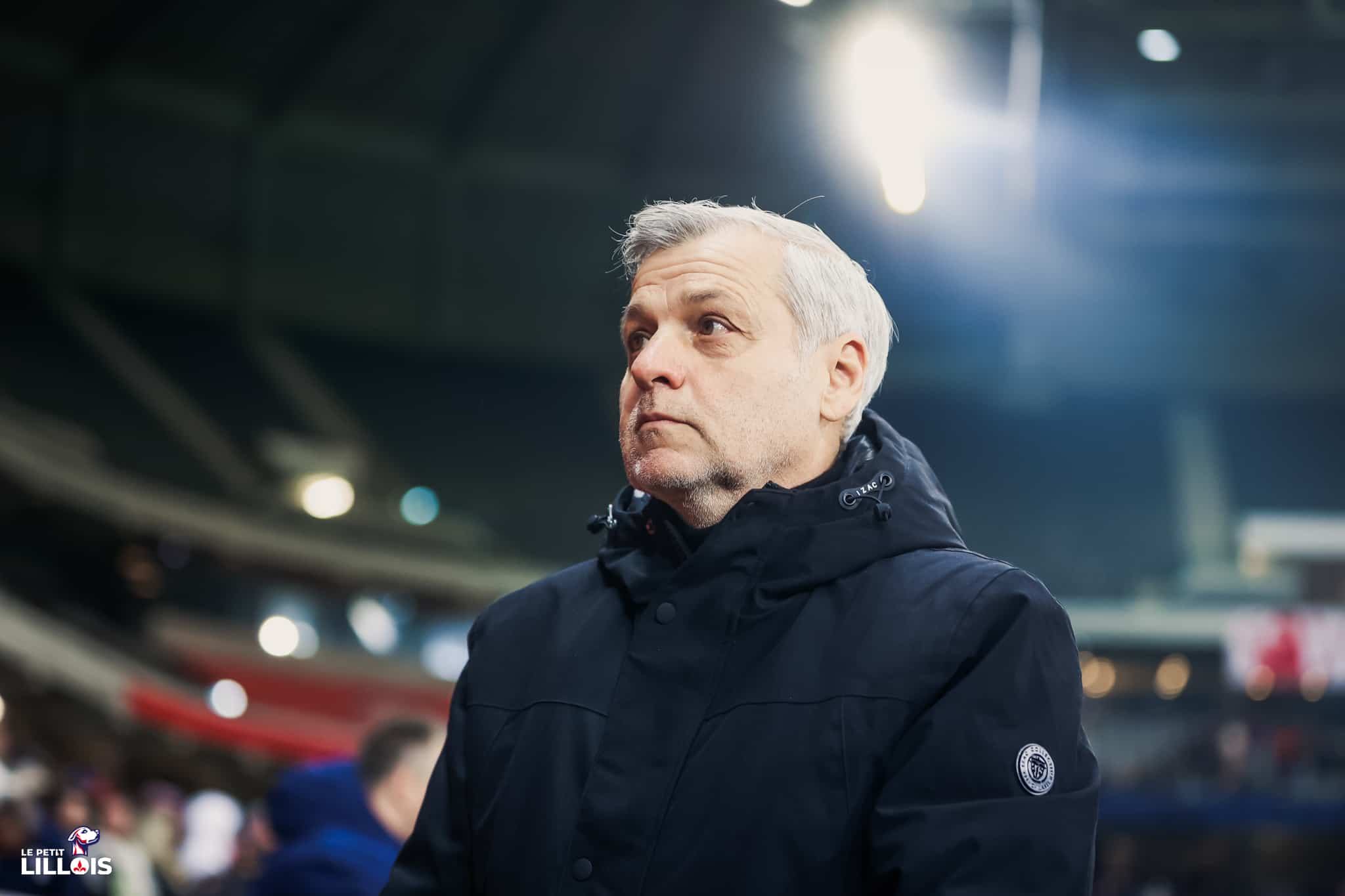 Bruno Genesio sur le banc du LOSC.