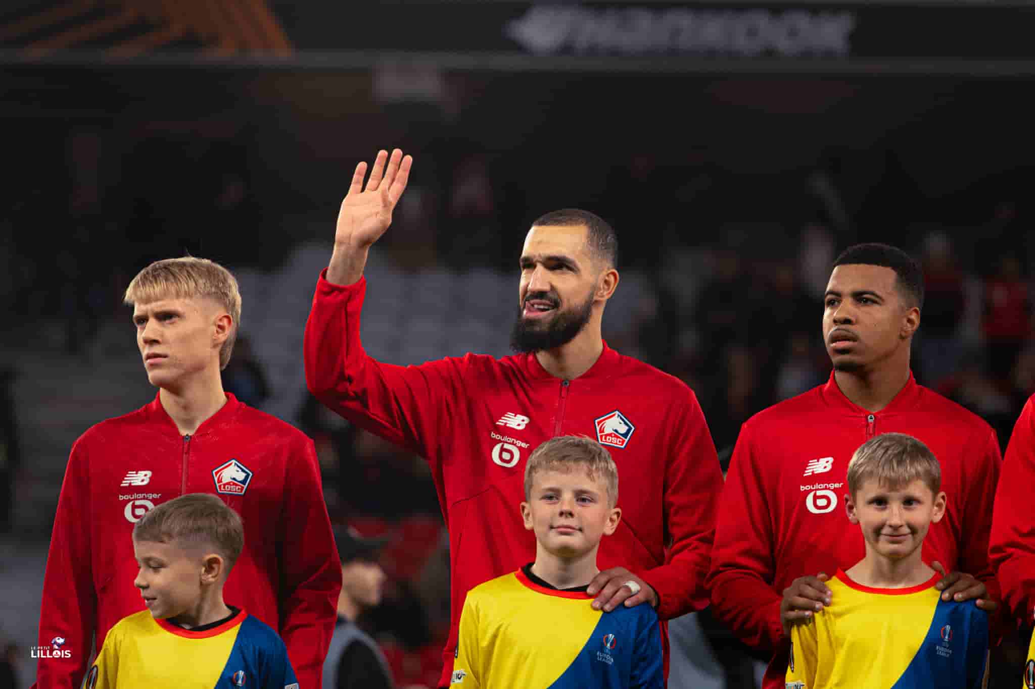 Nabil Bentaleb, Hamza Igamane, Hakon Haraldsson Nabil Bentaleb, Hamza Igamane et Hakon Haraldsson débarquent sur la pelouse pour défendre les couleurs du LOSC.