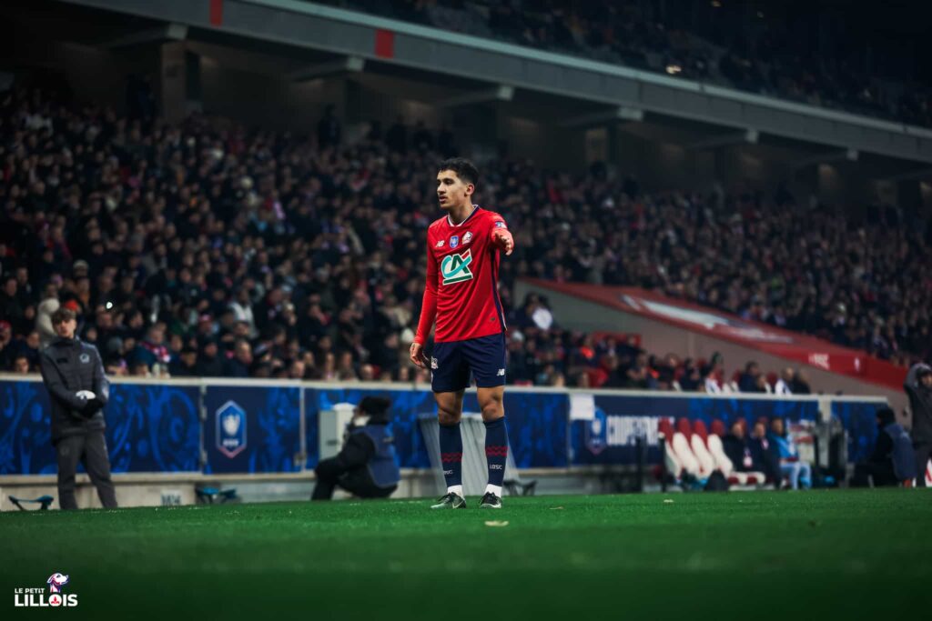 Osame Sahraoui défend les couleurs du LOSC en Coupe de France.