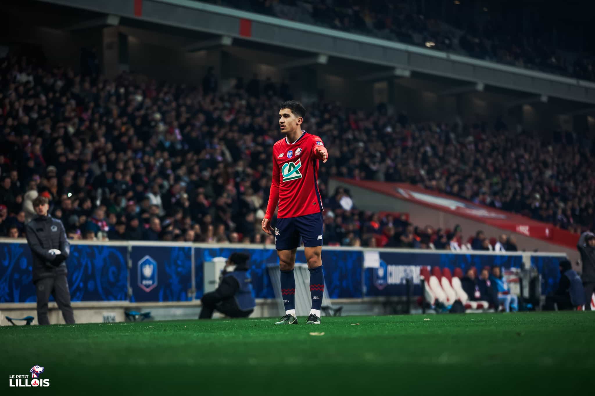 Osame Sahraoui LOSC Osame Sahraoui défend les couleurs du LOSC en Coupe de France.