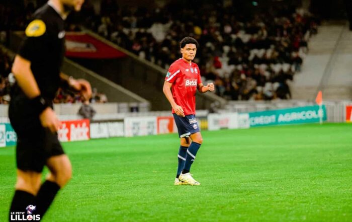 Aaron Malouda appara&icirc;t sous les couleurs du LOSC en Coupe de France.