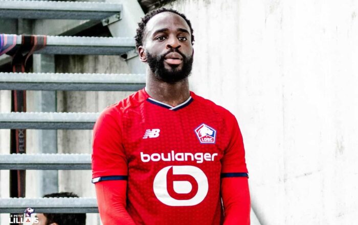 Jonathan Ikon&eacute; &agrave; l'&eacute;chauffement avec le LOSC.