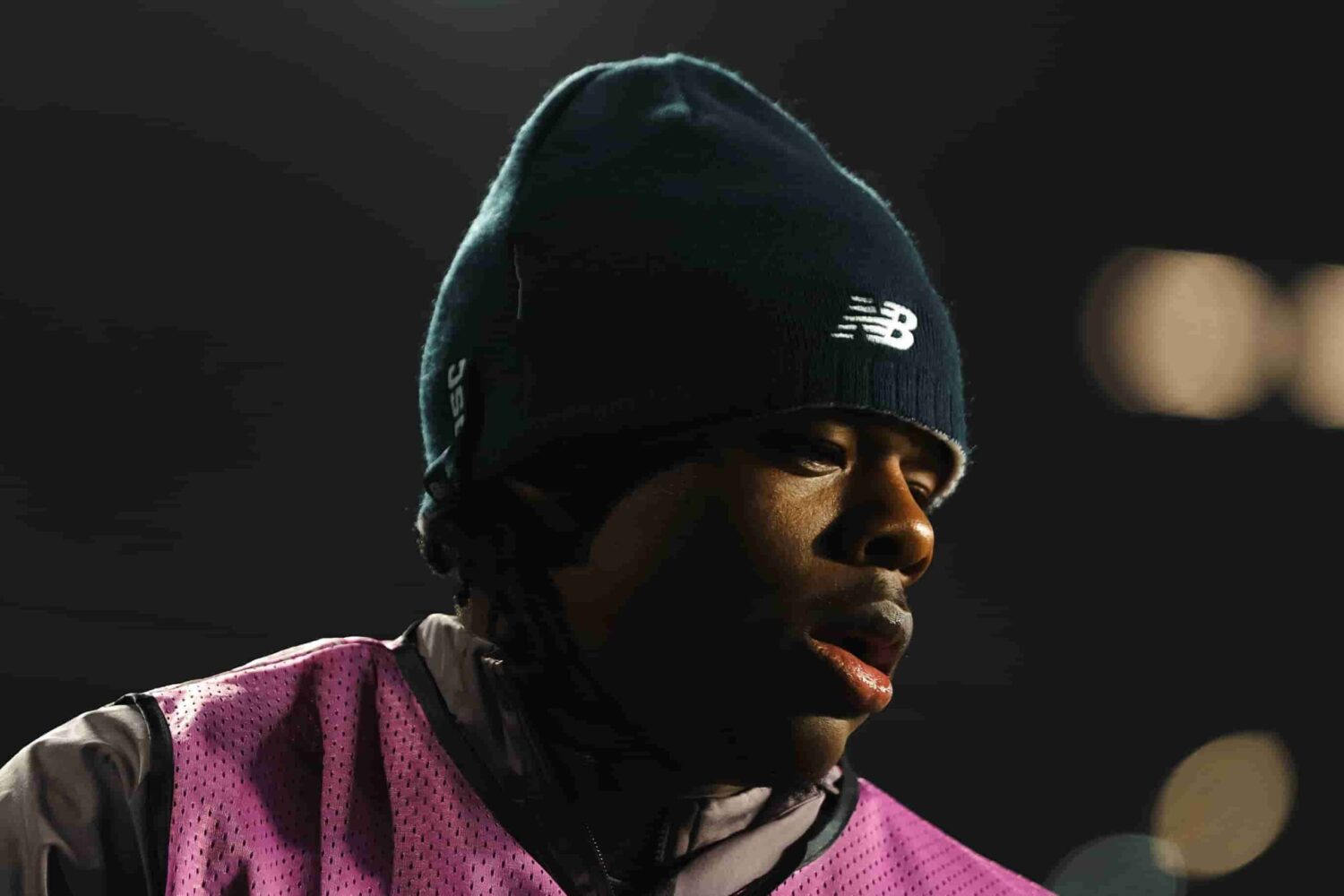 Nathan Ngoy Nathan Ngoy à l'échauffement avant Celta Vigo - LOSC.