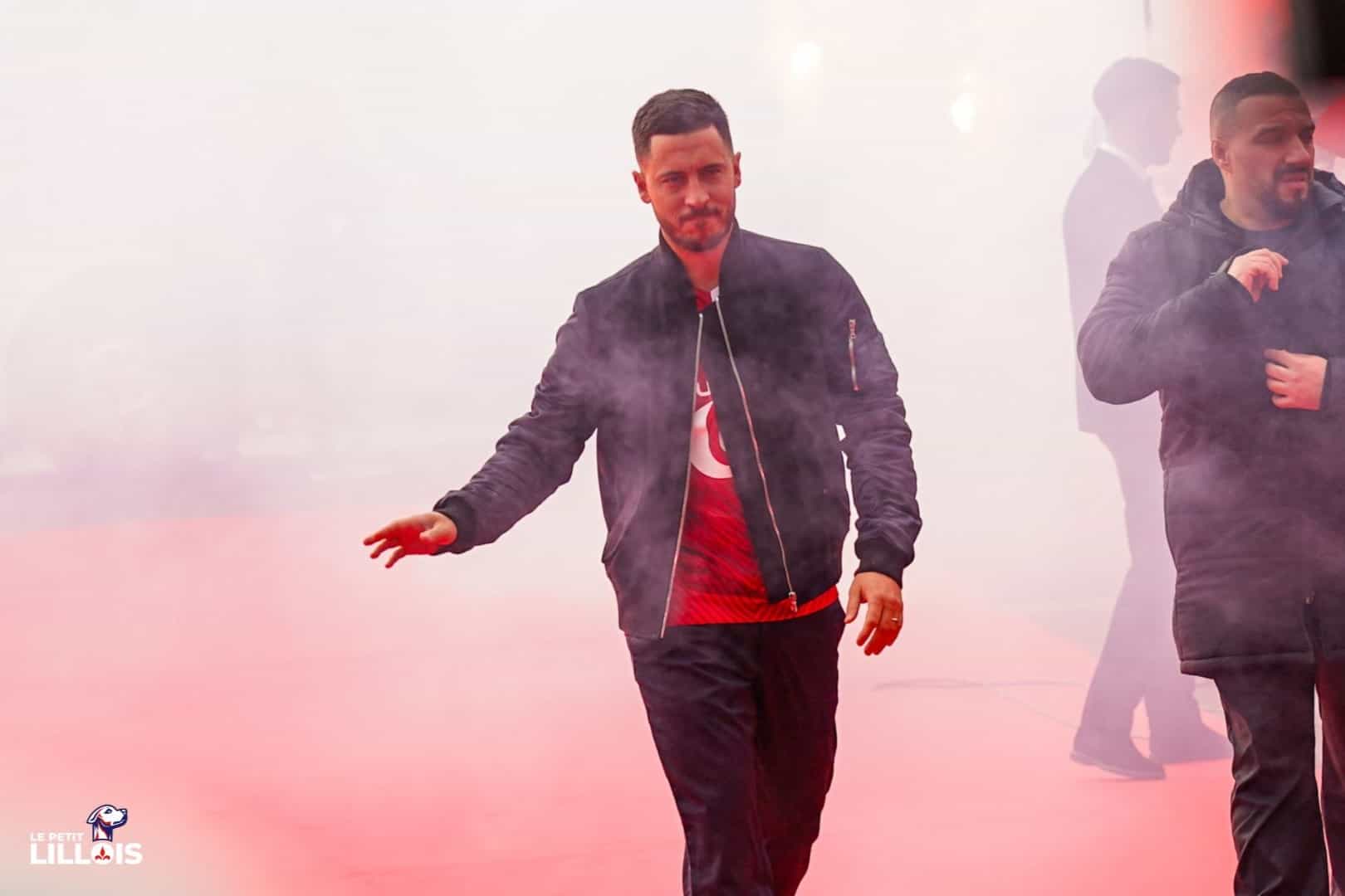 Eden Hazard au Domaine de Luchin pour l'inauguration d'un terrain &agrave; son nom.
