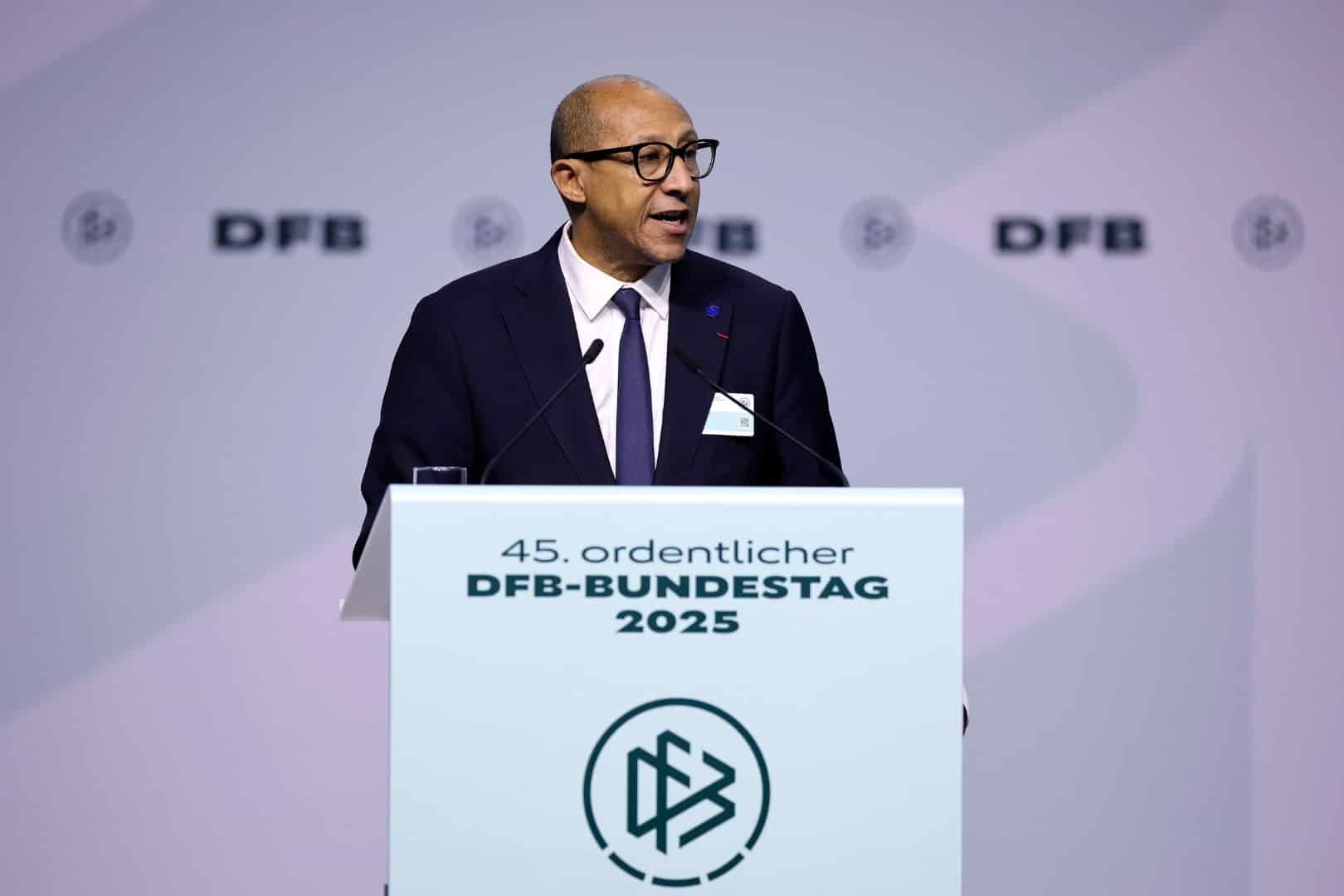 Philippe Diallo, pr&eacute;sident de la F&eacute;d&eacute;ration fran&ccedil;aise de football (FFF).