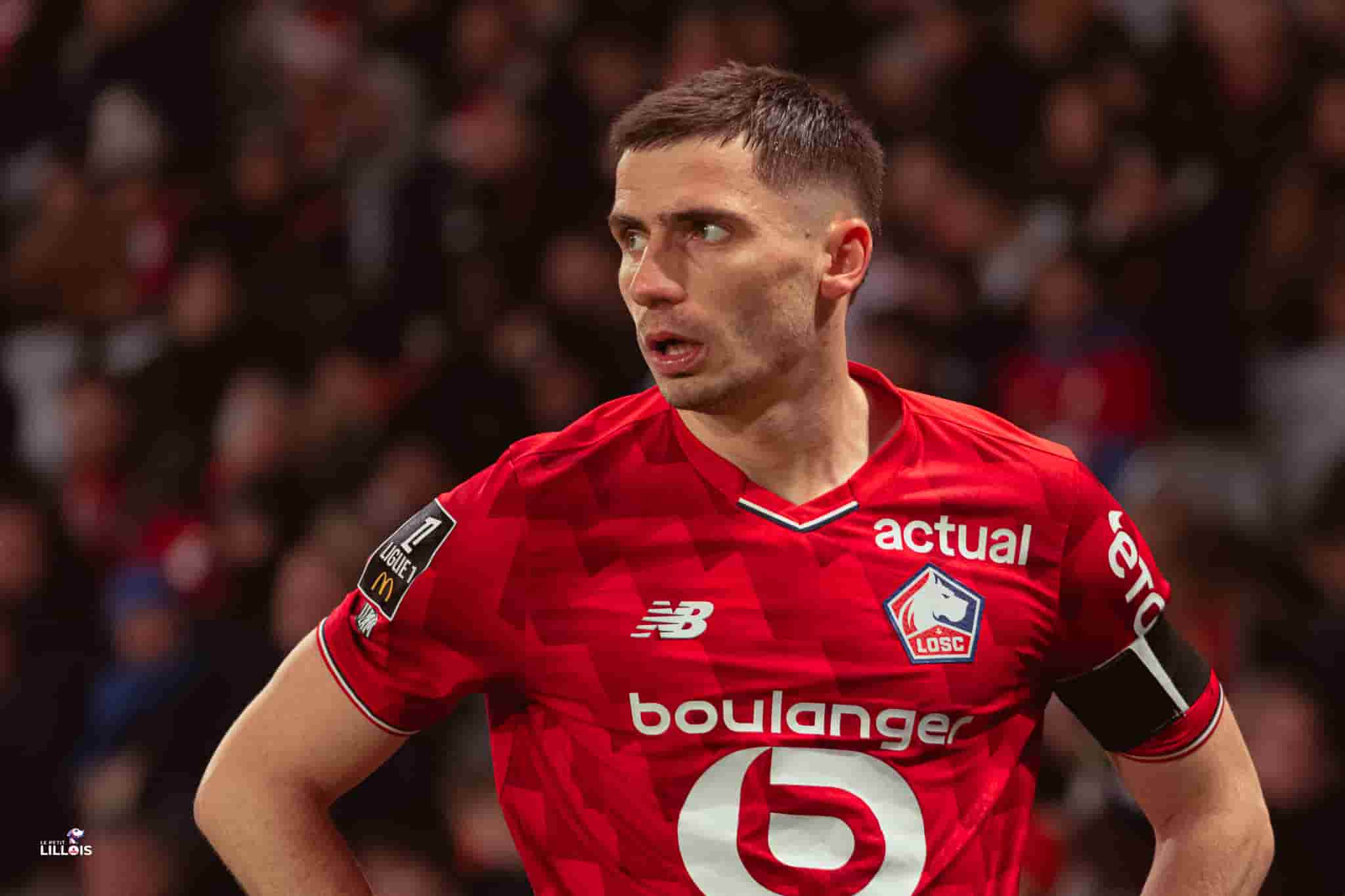 Romain Perraud, cadre du LOSC sur la saison 2025-2026.