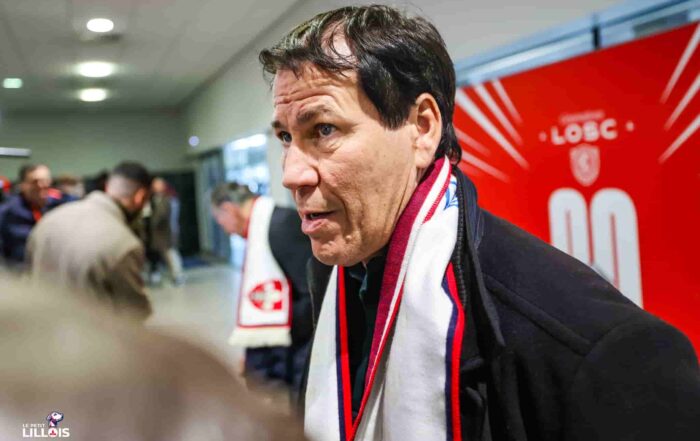 Rudi Garcia pr&eacute;sent &agrave; la Decathlon Arena - Stade Pierre-Mauroy pour les 80 ans du LOSC.