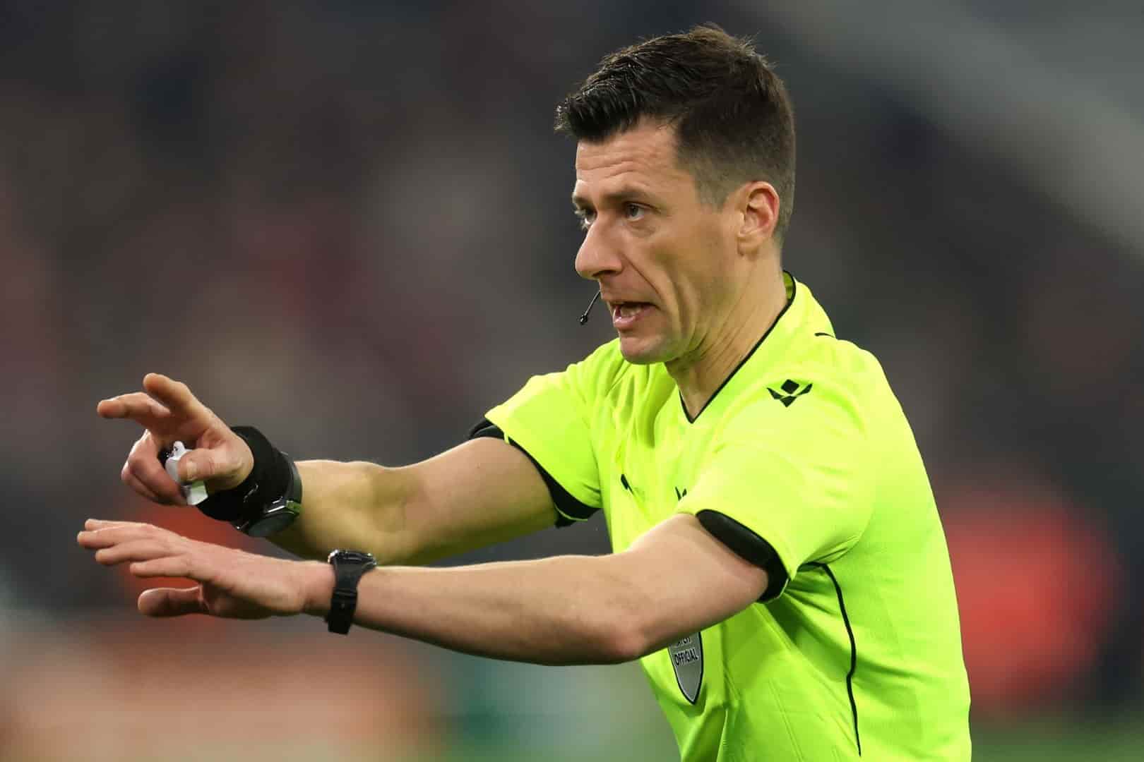 Beno&icirc;t Bastien, arbitre de la rencontre opposant le LOSC &agrave; l'Olympique de Marseille ce dimanche en Ligue 1.