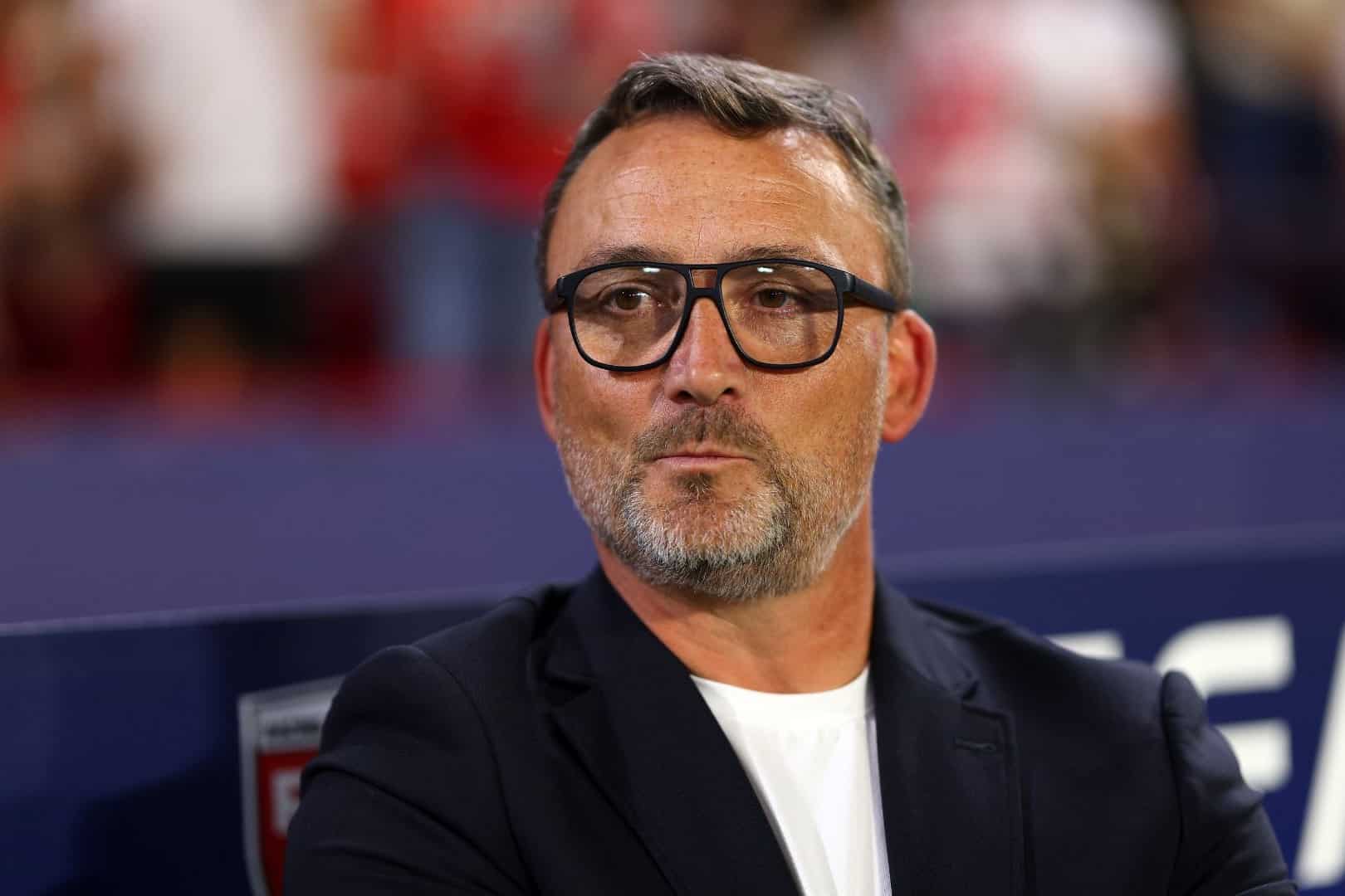 Franck Haise, entra&icirc;neur du Stade Rennais FC.