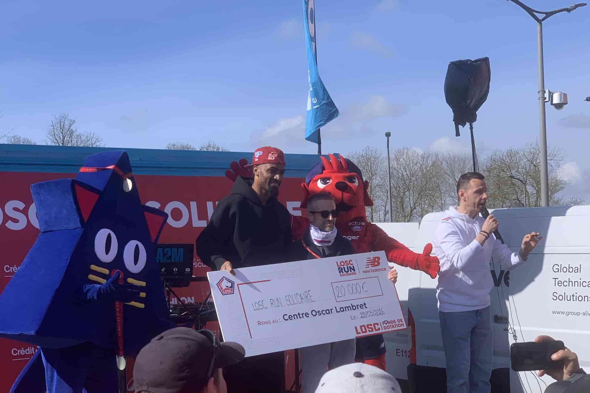 LOSC Run Solidaire avec Alexsandro.