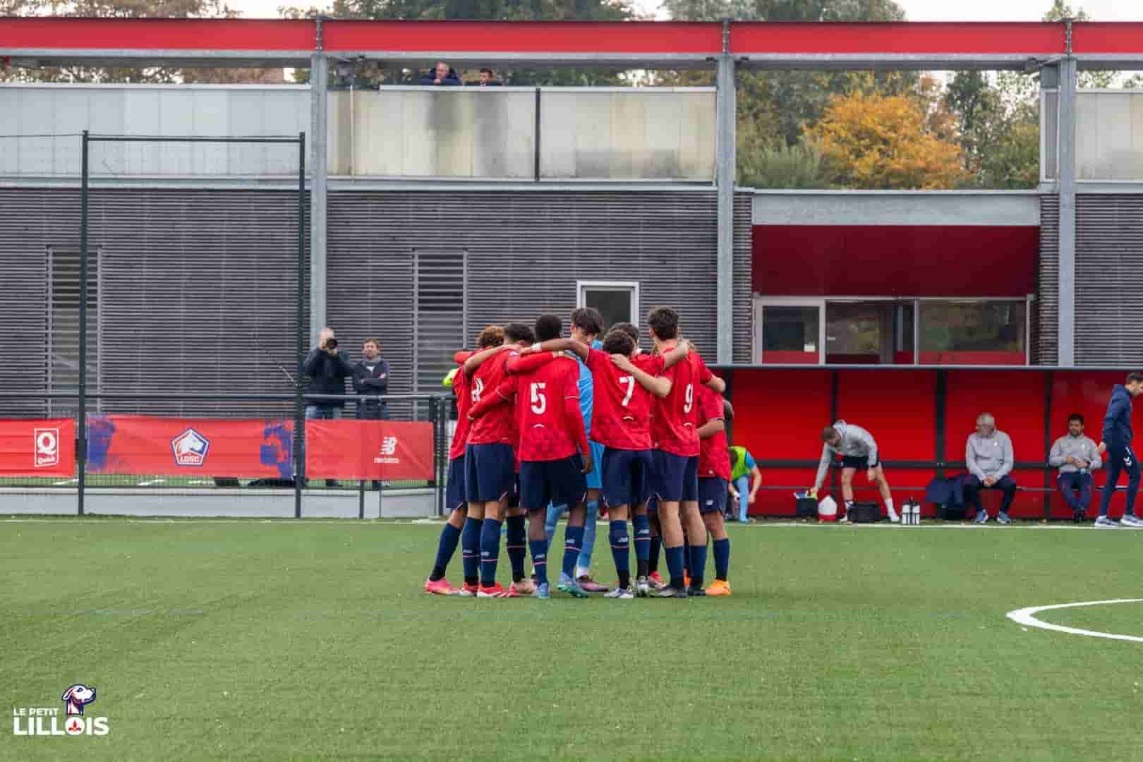 Les U19 du LOSC au Domaine de Luchin.