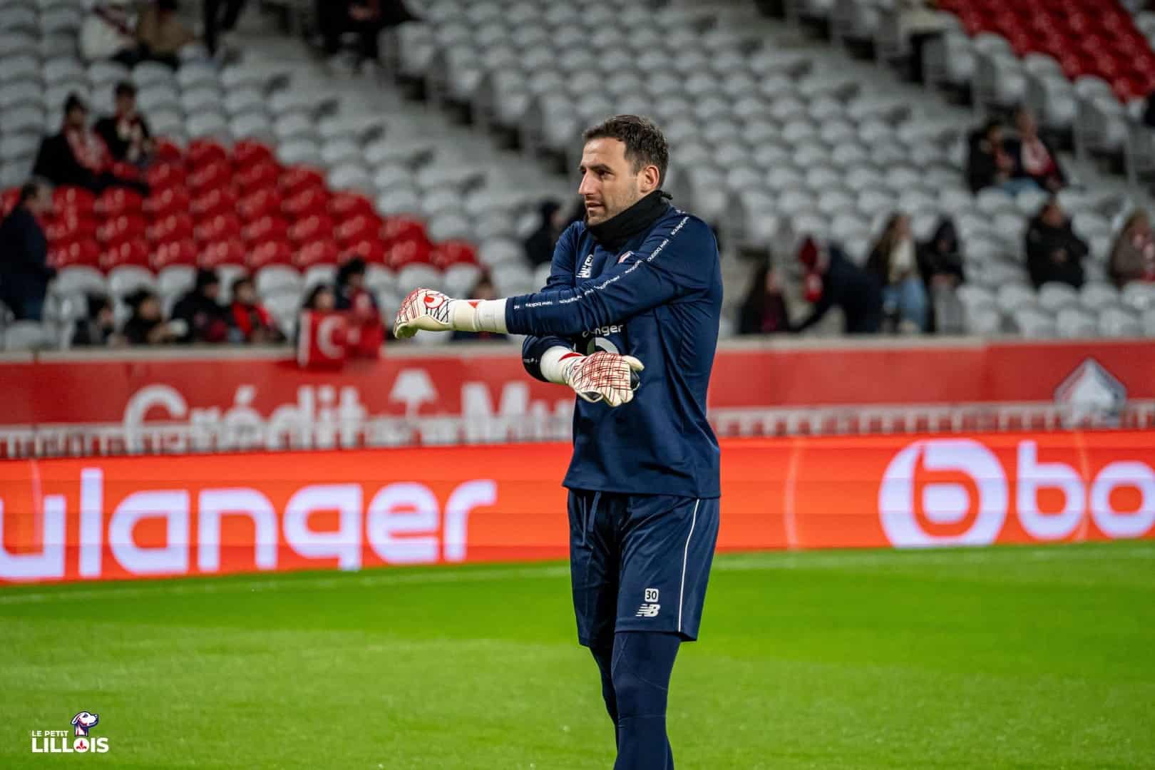 Marc-Aur&egrave;le Caillard, troisi&egrave;me gardien du LOSC.