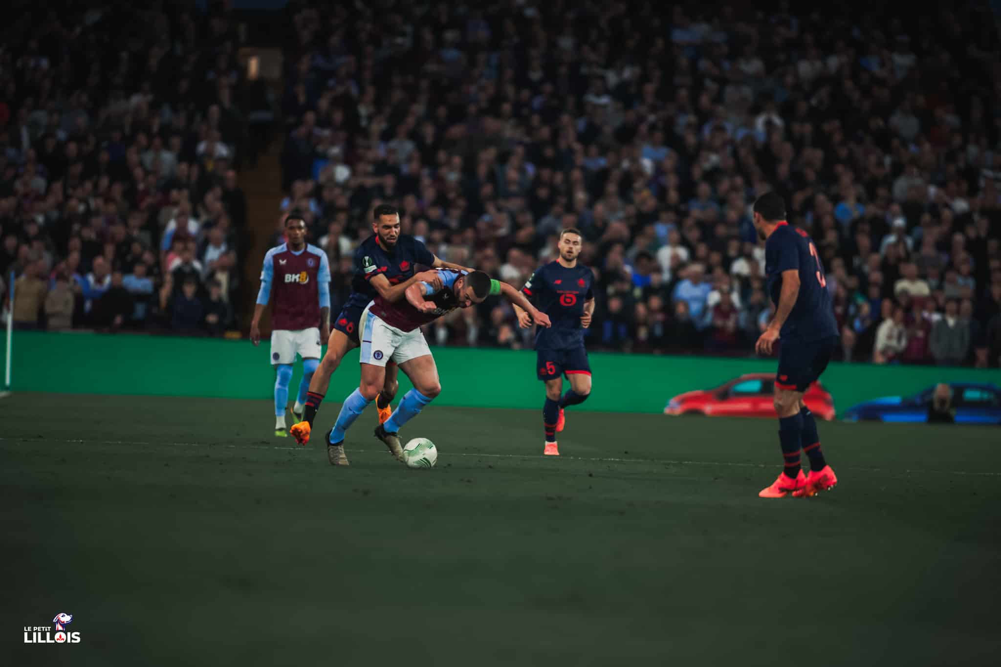 Nabil Bentaleb titularis&eacute; avec le LOSC face &agrave; Aston Villa.