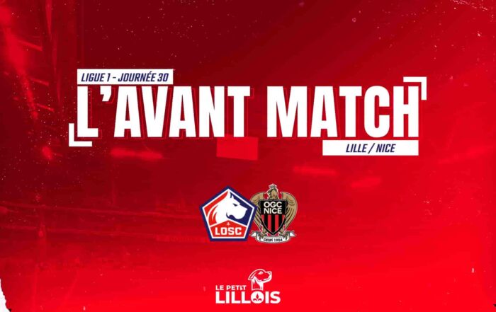 Affiche d'avant match pour LOSC - OGC Nice.