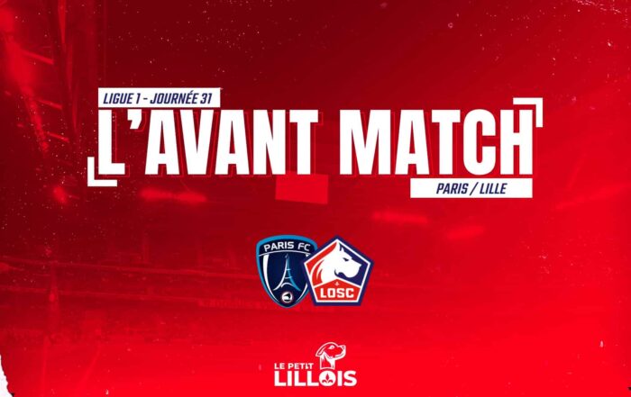 Affiche repr&eacute;sentant la rencontre Paris FC - LOSC.