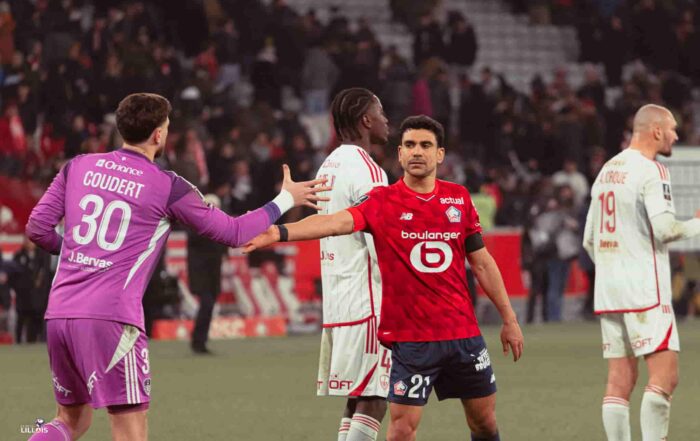 Benjamin Andr&eacute;, capitaine et milieu de terrain du LOSC.