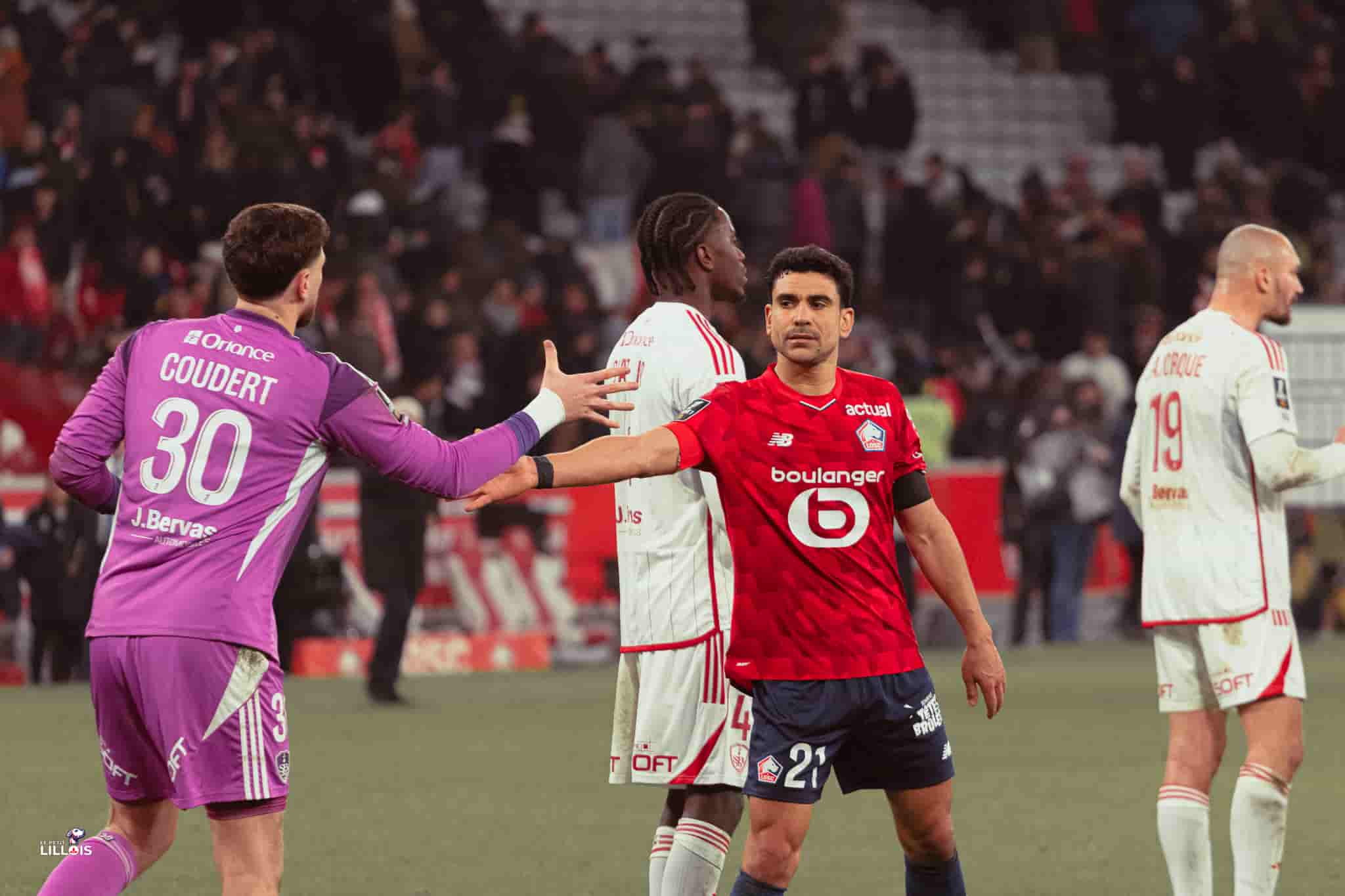 Benjamin Andr&eacute;, capitaine et milieu de terrain du LOSC.
