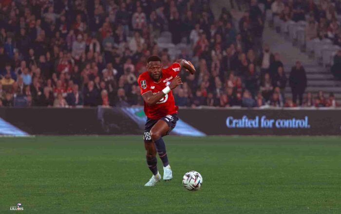 Chancel Mbemba, d&eacute;fenseur central du LOSC.