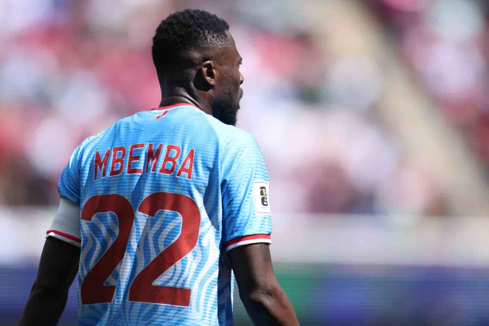 Chancel Mbemba, capitaine de la R&eacute;publique d&eacute;mocratique du Congo et d&eacute;fenseur du LOSC.