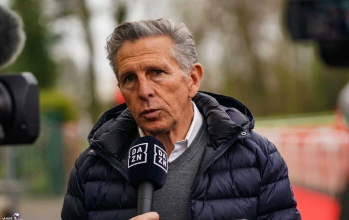 Claude Puel, entra&icirc;neur de l'OGC Nice et ancien du LOSC.