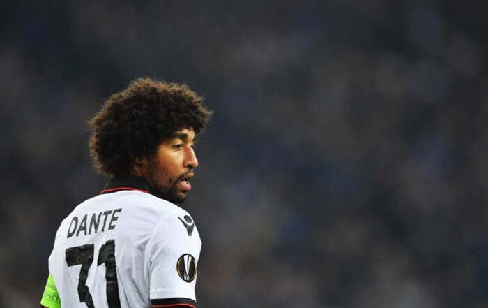 Dante, ancien joueur du LOSC et d&eacute;fenseur central de l'OGC Nice.