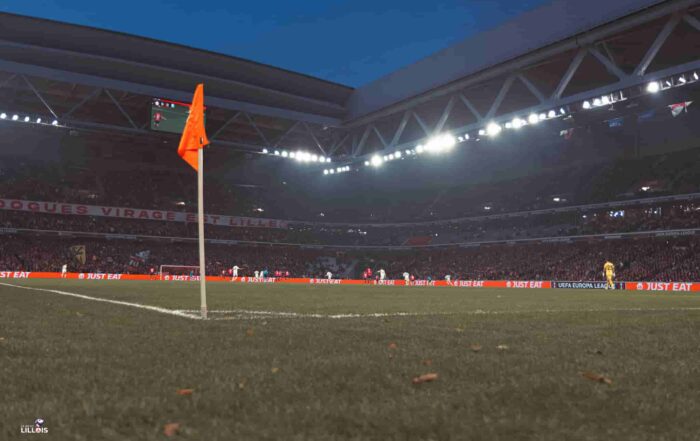La Decathlon Arena - Stade Pierre Mauroy en configuration Ligue Europa.