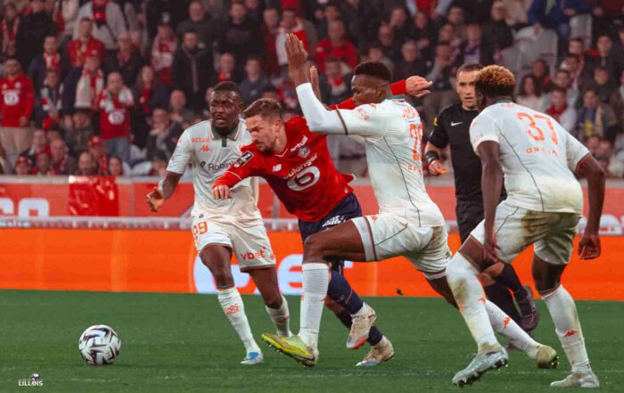 Ga&euml;tan Perrin, ailier droit du LOSC.