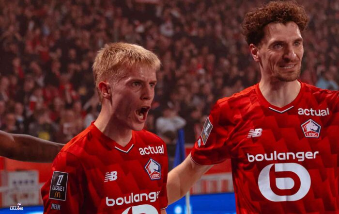 Hakon Haraldsson auteur du premier but lors de la victoire du LOSC sur le RC Lens (3-0).