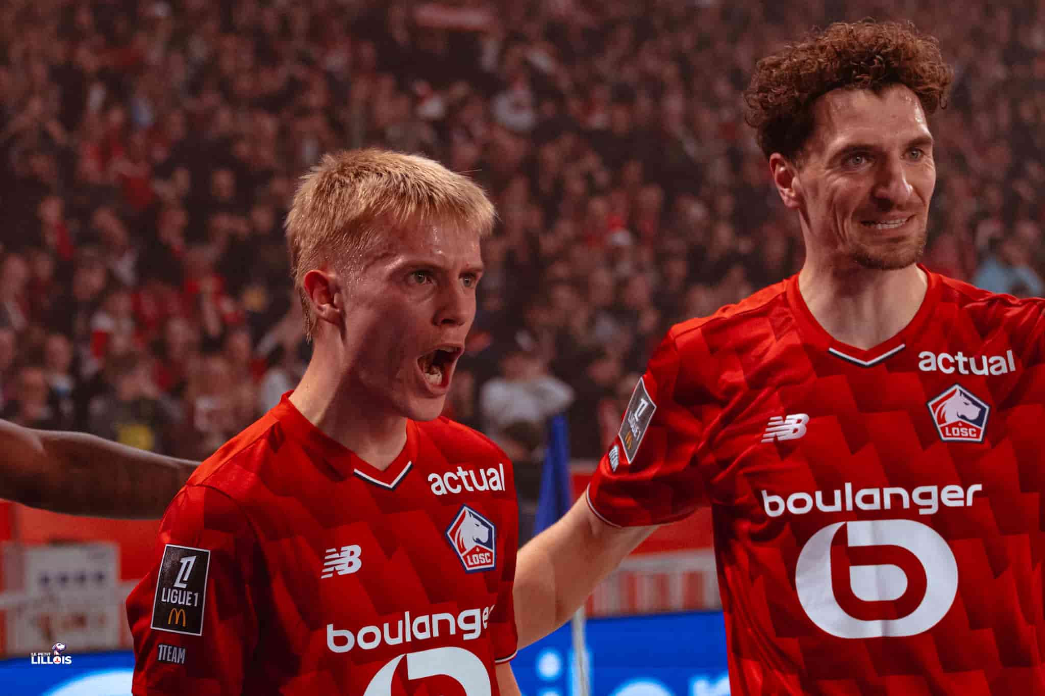 Hakon Haraldsson auteur du premier but lors de la victoire du LOSC sur le RC Lens (3-0).