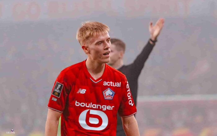 Hakon Haraldsson, milieu offensif du LOSC.