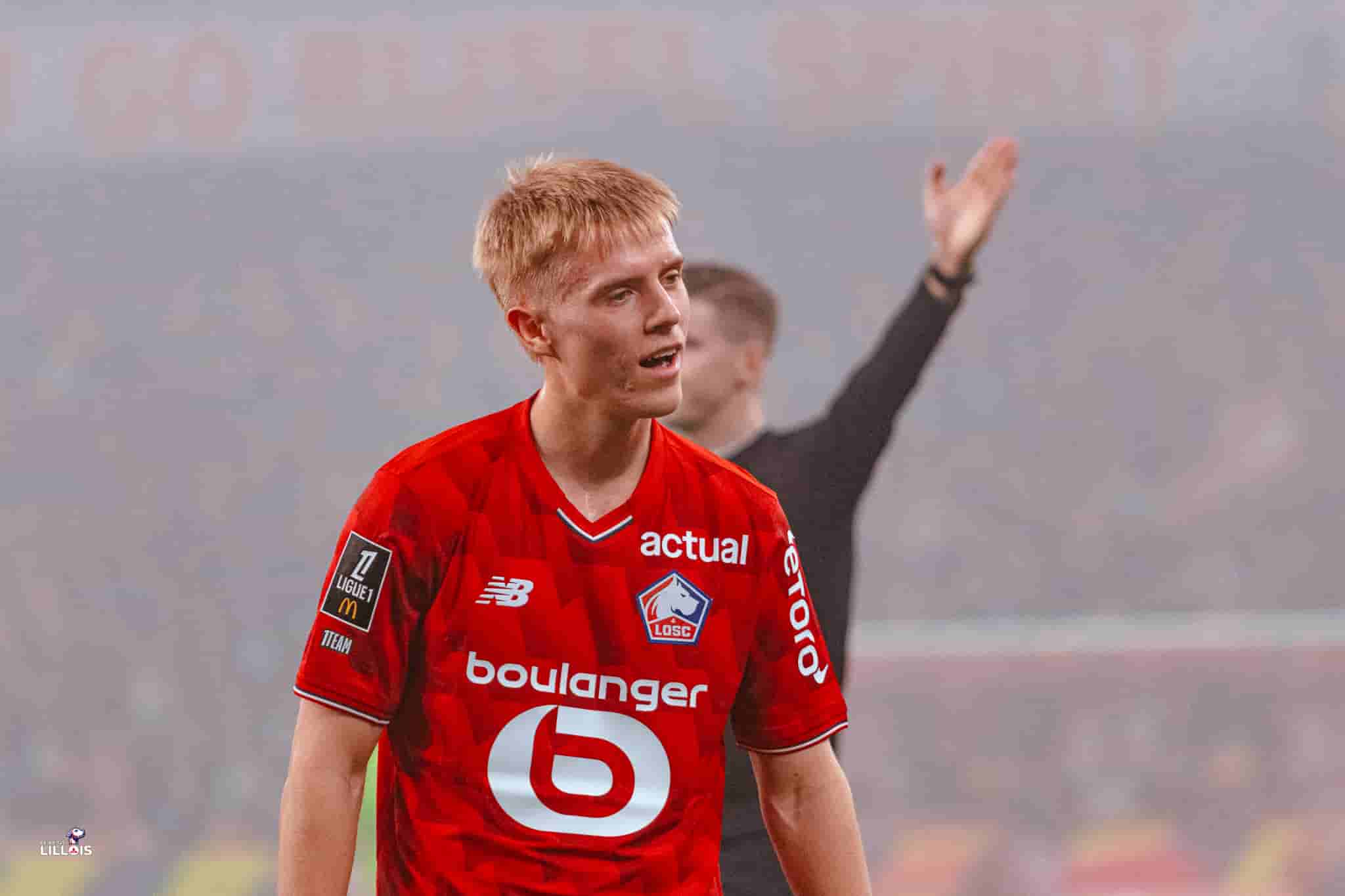 Hakon Haraldsson, milieu offensif du LOSC.
