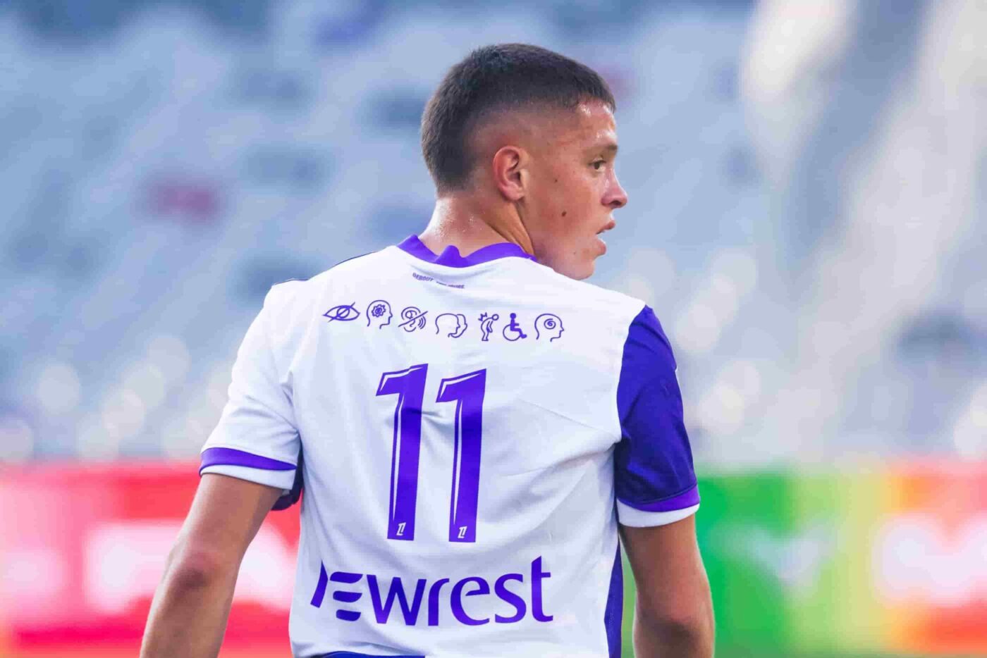 Santiano Hidalgo, joueur du Toulouse FC.