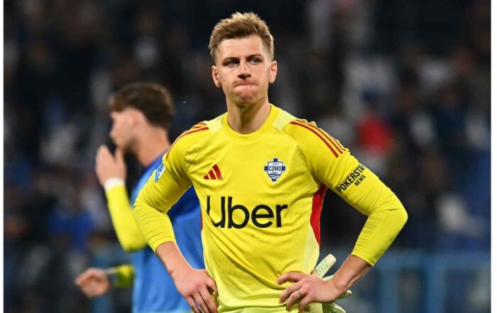 Jean Butez, form&eacute; au LOSC, gardien de Como 1907 en Italie.