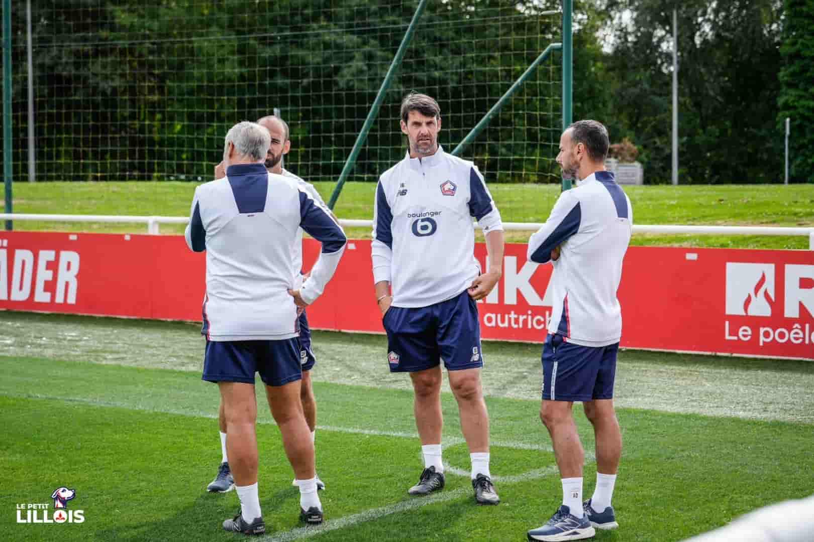 J&eacute;r&eacute;mie Br&eacute;chet, adjoint de l'entra&icirc;neur Bruno Genesio au LOSC.