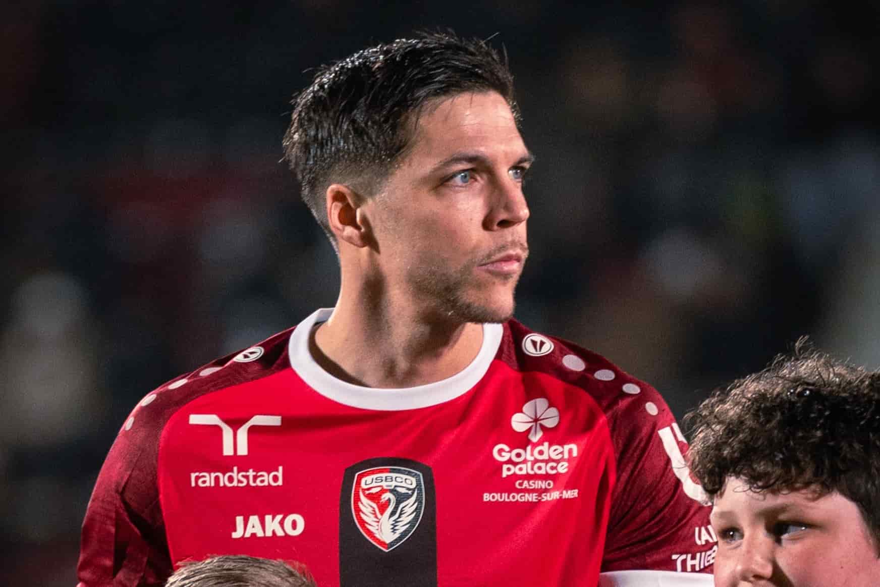 Jonas Martin, ancien joueur du LOSC et milieu de terrain de l'USBCO.