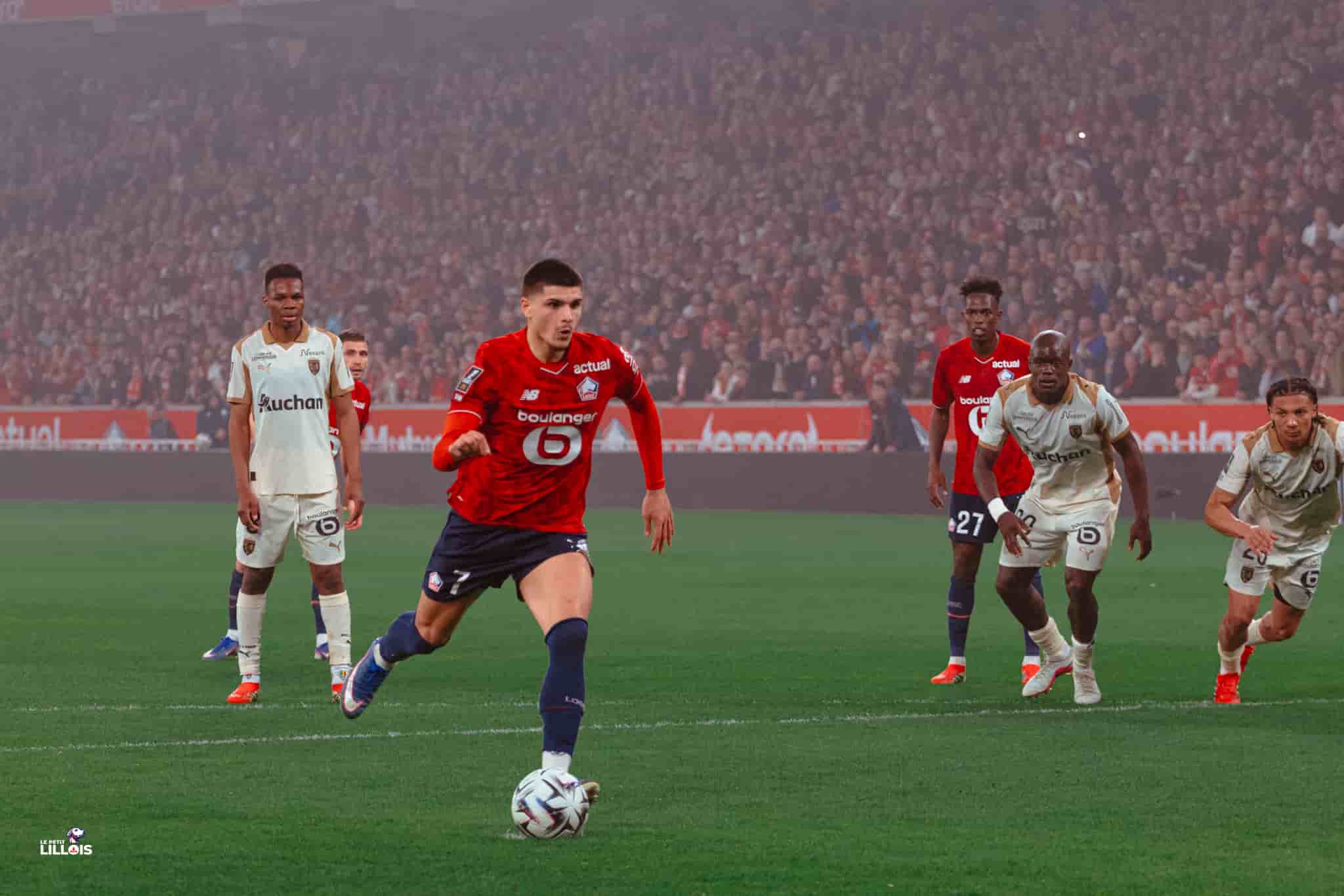 Matias Fernandez-Pardo, auteur d'un but et d'une passe d&eacute;cisive pendant LOSC - RC Lens.