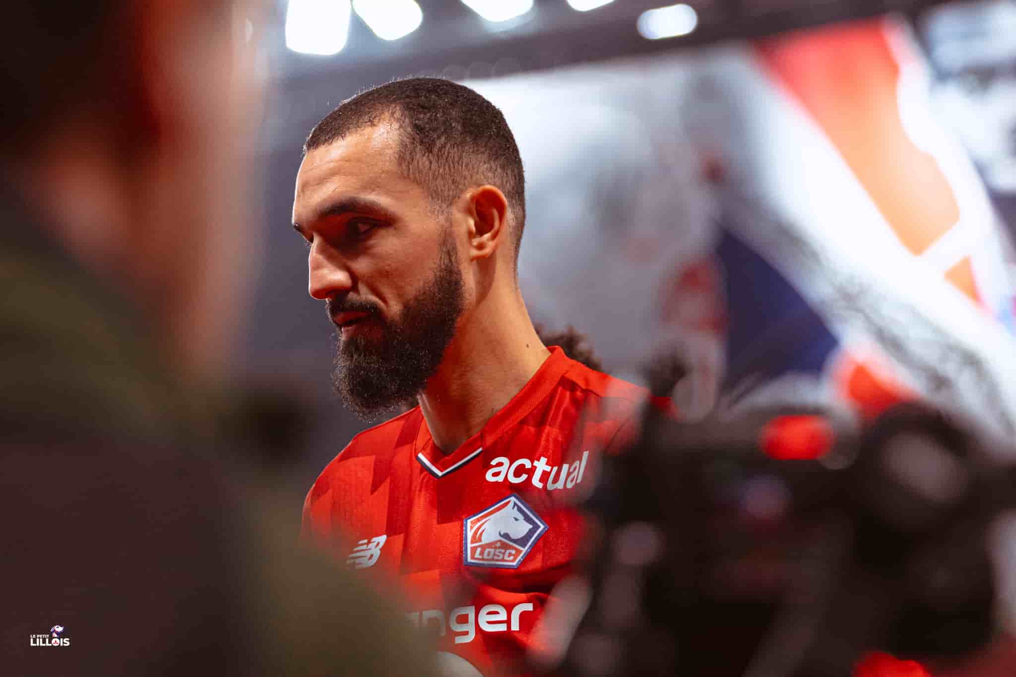Nabil Bentaleb, milieu de terrain du LOSC contre Lens.